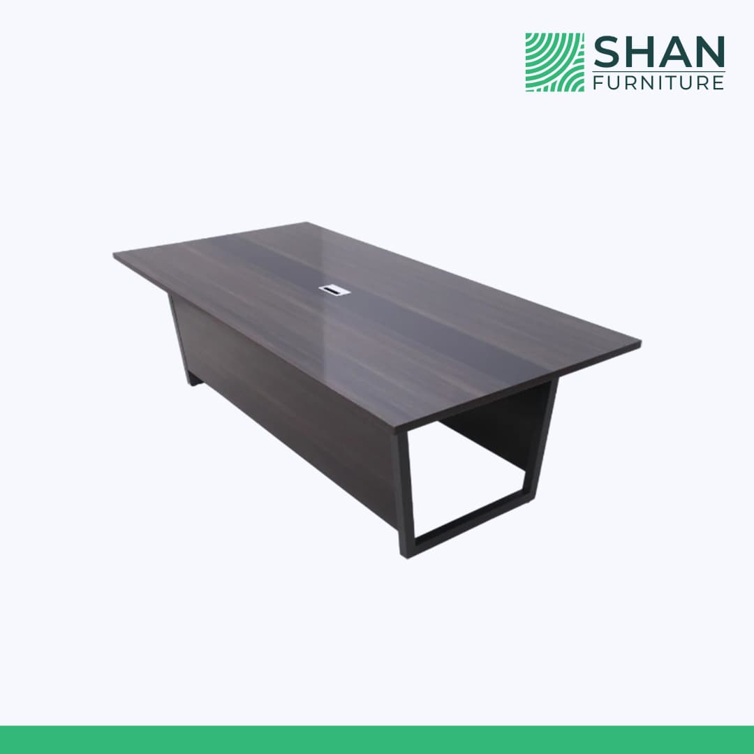 Two-Tone Glossy Conference Table