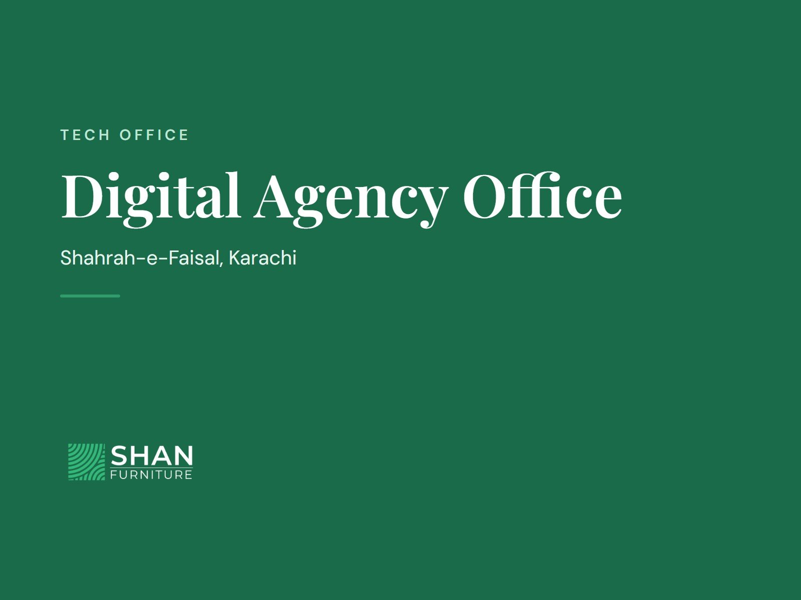 Digital Agency Office, Shahrah-e-Faisal, Karachi